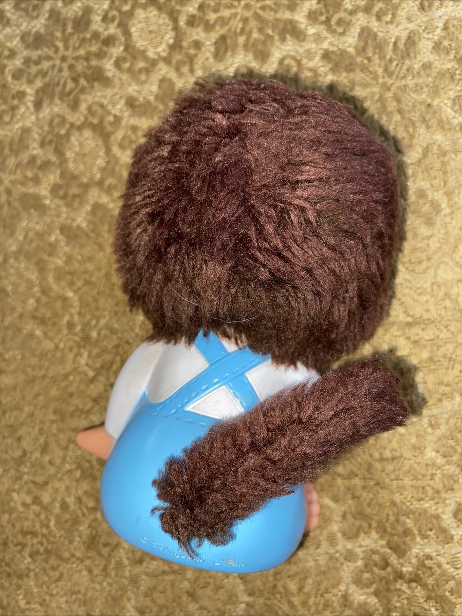 Vintage Monchhichi Sekiguchi Japan Monkey Money box Bank cute rare