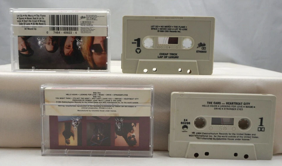 Cheap Trick The Cars Men At Work Vintage Rock/New Wave Cassette Tape Lot x6 - Image 4 of 4