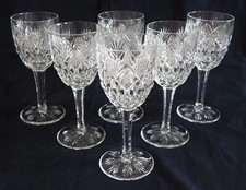 6 verres à vin - cristal de St Louis - modèle Florence 14,1cm - signés