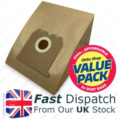 3 x ELECTROLUX Vacuum Cleaner Bags E10, E42 & E42n Type - Chic Z1856, Z1859