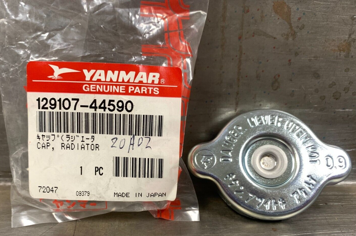New Yanmar Radiator Cap OEM 129107-44590 | eBay