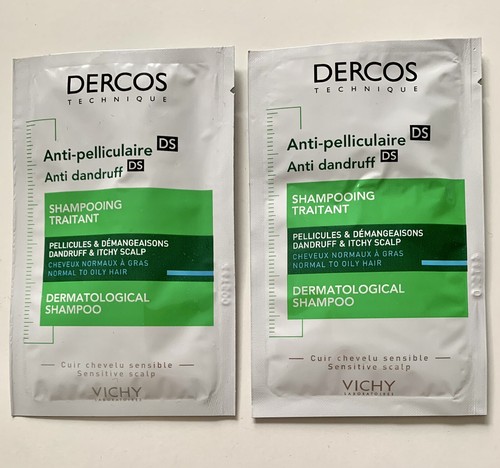 Vichy Anti-Schuppen Dermatologisches Shampoo Reiseprobengröße 2 x 6 ml Beutel