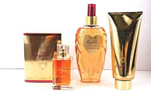 *SET 3 Victoria's Secret RAPTURE COLOGNE PERFUME SPRAY 1.7oz MIST ...