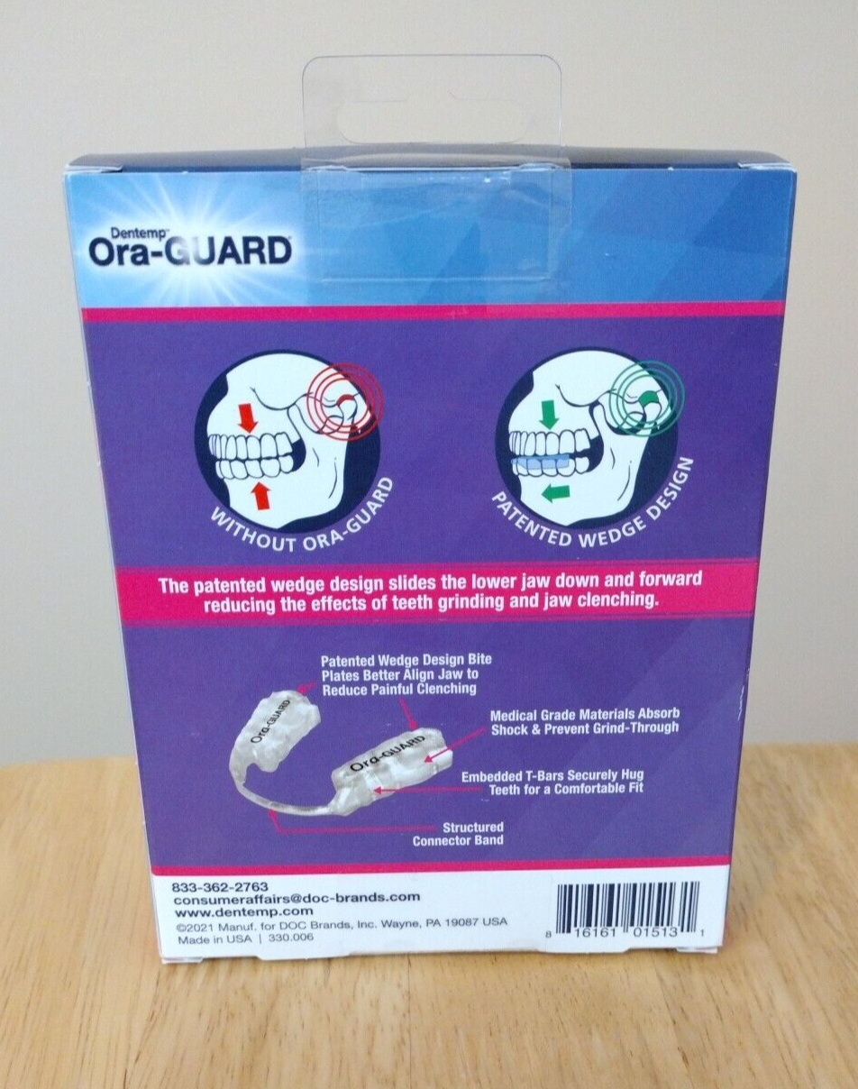 Dentemp OraGUARD Custom Fit Dental Guard Nightime Teeth Grinding & Clenching 816161015131 eBay