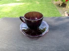 Amethyst Newport Hairpin Cup and Saucer