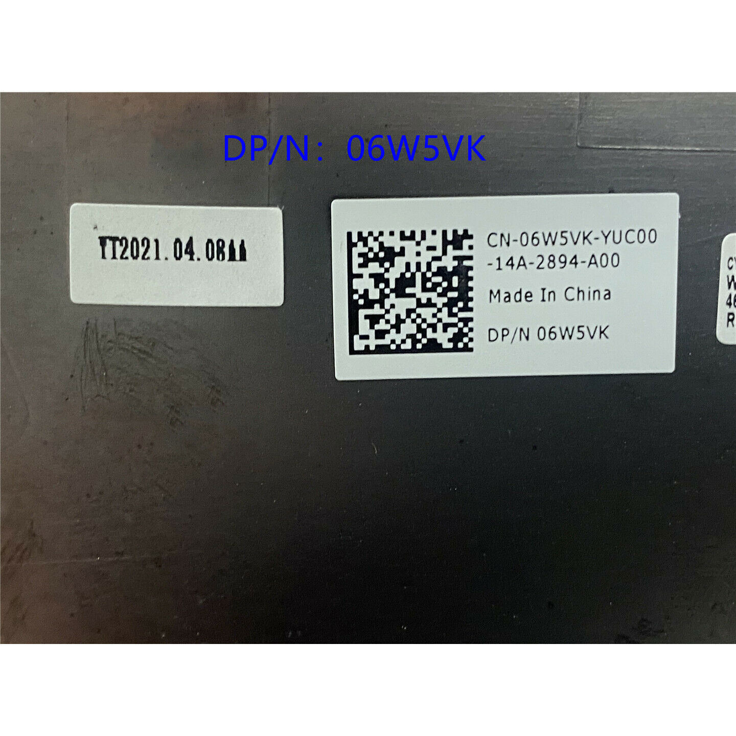 Dell VOSTRO 5510 Bottom Cover Replacement - Black Lower Case Part # 06F5C1, 6F5C1, 460.0NC0J.0012