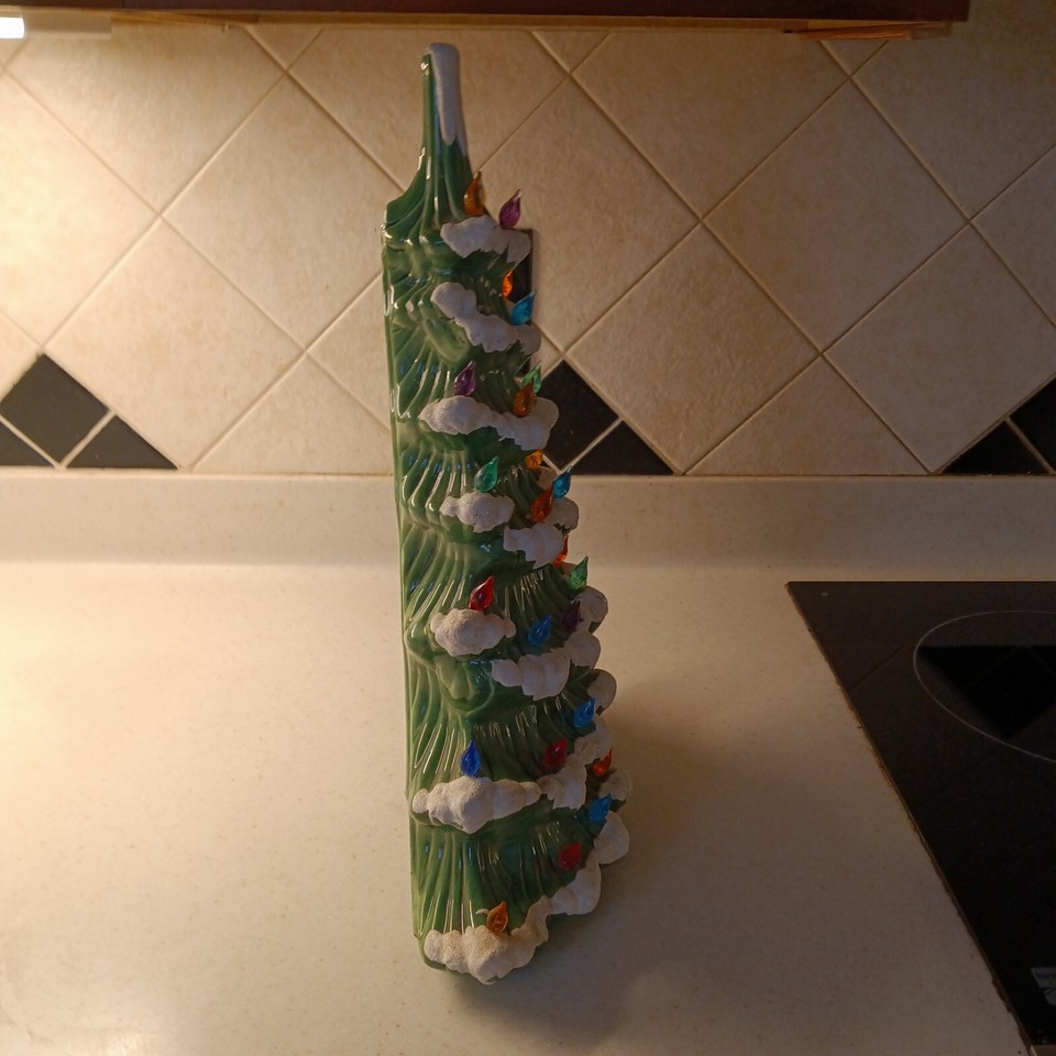 Rare Vintage Atlantic Mold Half Ceramic Christmas Tree eBay