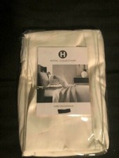 HOTEL COLLECTION SET OF 2 "WOVEN ACCENT" EURO PILLOW-SHAMS NEW