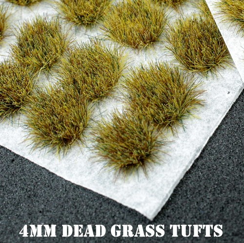 120x 4mm Static Grass Tufts Self Adhesive - For Wargames Miniatures Figure Bases - Picture 35 of 48
