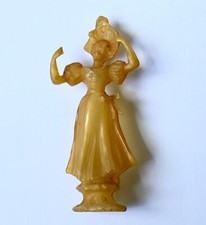 Antique Victorian Lady Plastic Candy Container Giorgetti Estate Puerto Rico