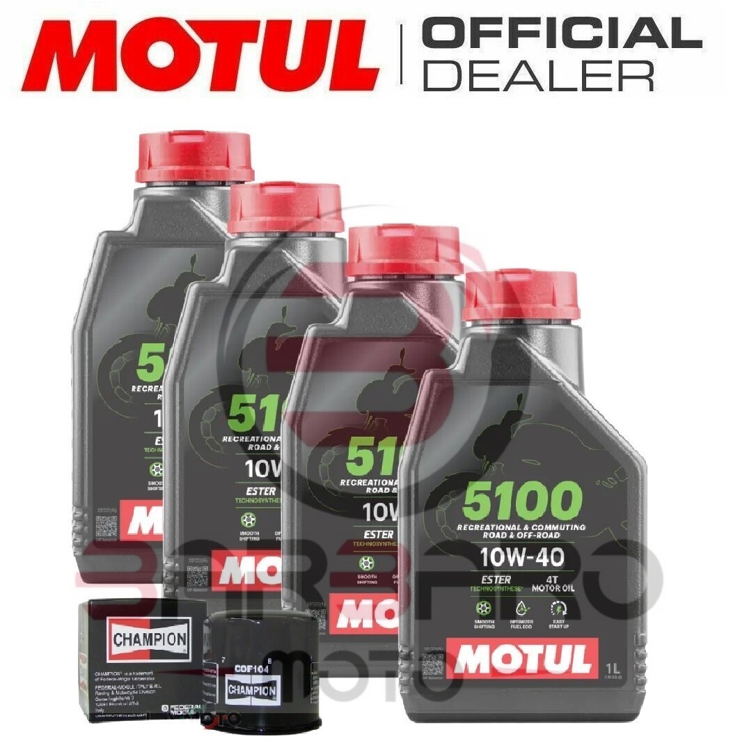 Maintenance Kit Kawasaki Z750 Oil MOTUL 5100 10w40 + Filter 2004