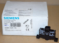 Siemens Lampenfassung 3SB3420-1A NEU OVP  7 St&uuml;ck=1 VPE