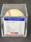 Immaculate Reception Franco Harris Autograph MLB Baseball PSA Grade 9 & JSA COA
