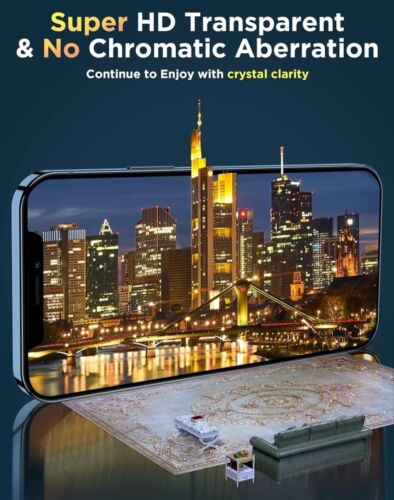 3 Pack Screen Protector for Iphone 14/13 Pro/13,Tempered Glass, 6.1 Inch [HD Cle - Picture 5 of 6