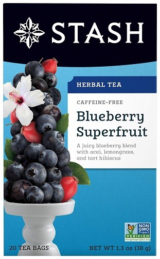 Stash Blueberry Superfruit Herbal Tea