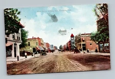 FLORENCE COLORADO MAIN STREET LOOKING EAST NICE OLD BUILDINGS (D-35)