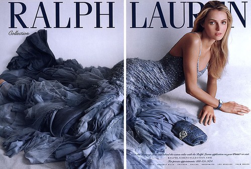 2010 Ralph Lauren Carter Berg Collection Valentina Zelyaeva 5-page MAGAZINE AD - Picture 2 of 3