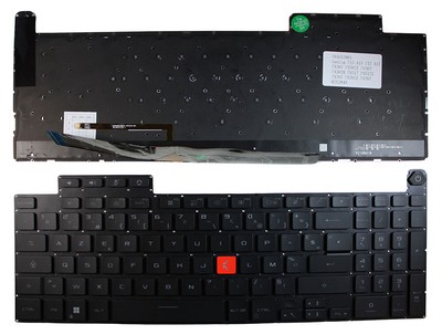 Clavier AZERTY Français Pour Asus S301L – Neuf, Layout Windows 8, Noir