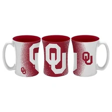 Boelter Brands Oklahoma Sooners 14oz Mocha Coffee Mug Alternate Design