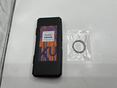 (QTY 4) KeyUnity KA18 (1L) Titanium Flat Key Ring Side Pushing Split Ring