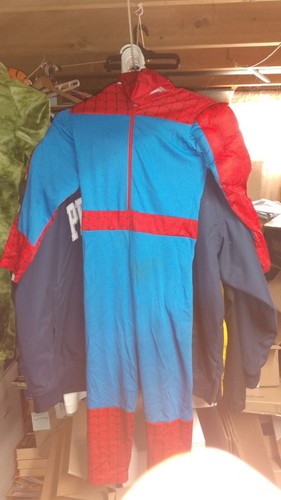 LIKE NEU QUALITY SPIDER MAN Halloween Costume Suit, 7 - 8 SIZE, RED BLUE - Picture 4 of 5