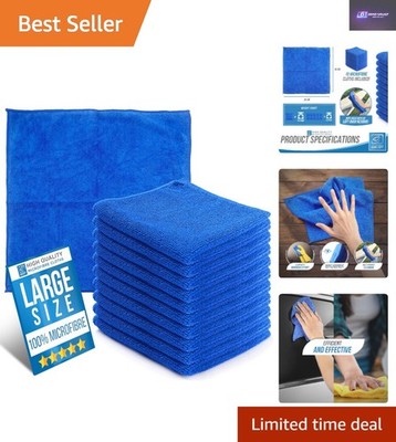 Mehrzweck 40x40cm Mikrofasertuch Set - Ideal für die Haus- & Fahrzeugreinigung