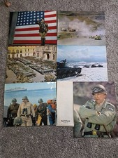 PATTON 1970 Original Italian Lobby Card Set of 6 Rotograph Roma 20th Century Fox