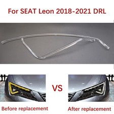 Left Car Headlights DRL For SEAT Leon FR 18-2021 Light Guide Strip Tube Ballast