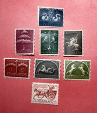 8  MLH Netherlands Stamps 1943 to 1945