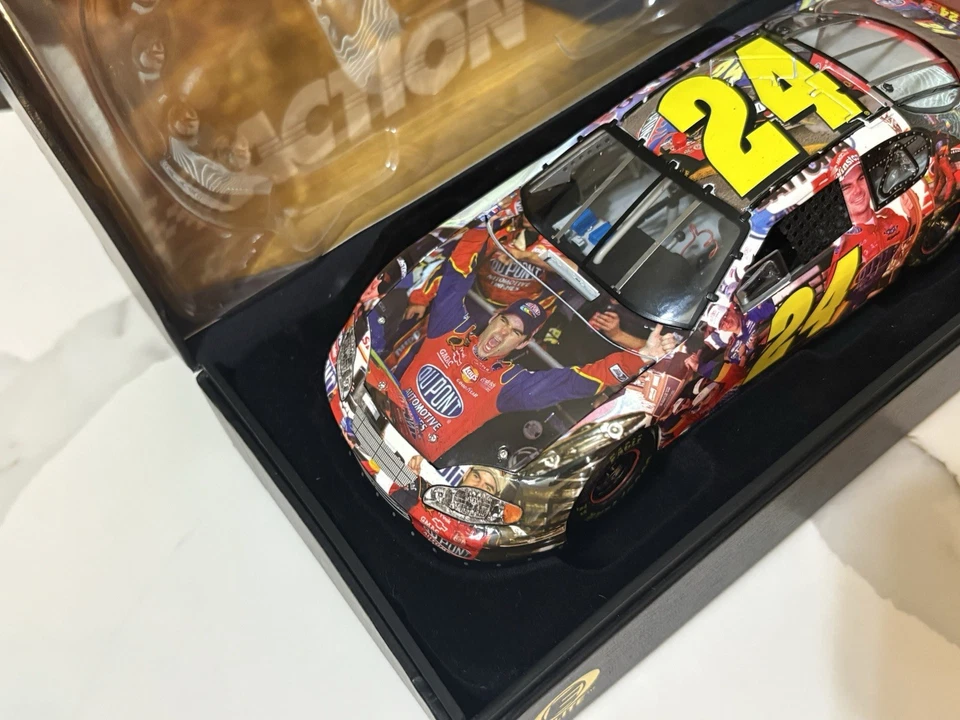 Jeff Gordon #24 Milestones 3X ganador Daytona 500 2005 Monte Carlo Elite 1 de 1800 Foto 2 de 4