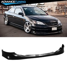 Fits 04-05 Honda Civic Sedan Pdm Style Unpainted Front Bumper Lip Splitter - Pu