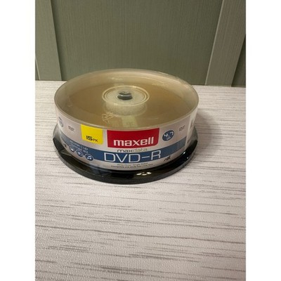 Maxell MaxData DVD-R 4.7GB 16X Blank Media Recordable Discs 15 Pack Spindle New