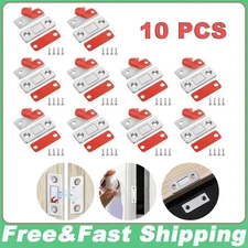 10 Sets Ultra-thin Invisible Punch-Free Magnetic Door Cabinet Closer Stoppers US