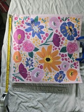 USED 8 Floral Themed Baby Wedding Shower Mother's Day Gift Bag Totes