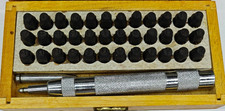 38 Pieces ABS 3/16" Steel Stamp Set Punch A to Z 0 to 8 and Letters Numbers