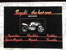 Suzuki GS GSX Range Original Brochure -The Hot One 1981 