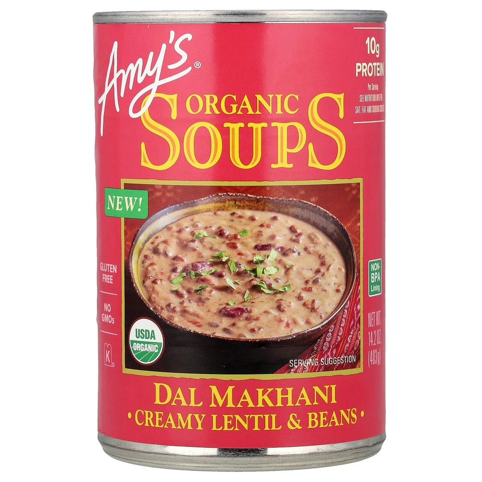 Organic Soups, Dal Makhani, Creamy Lentil & Beans, 14.2 oz (403 g)