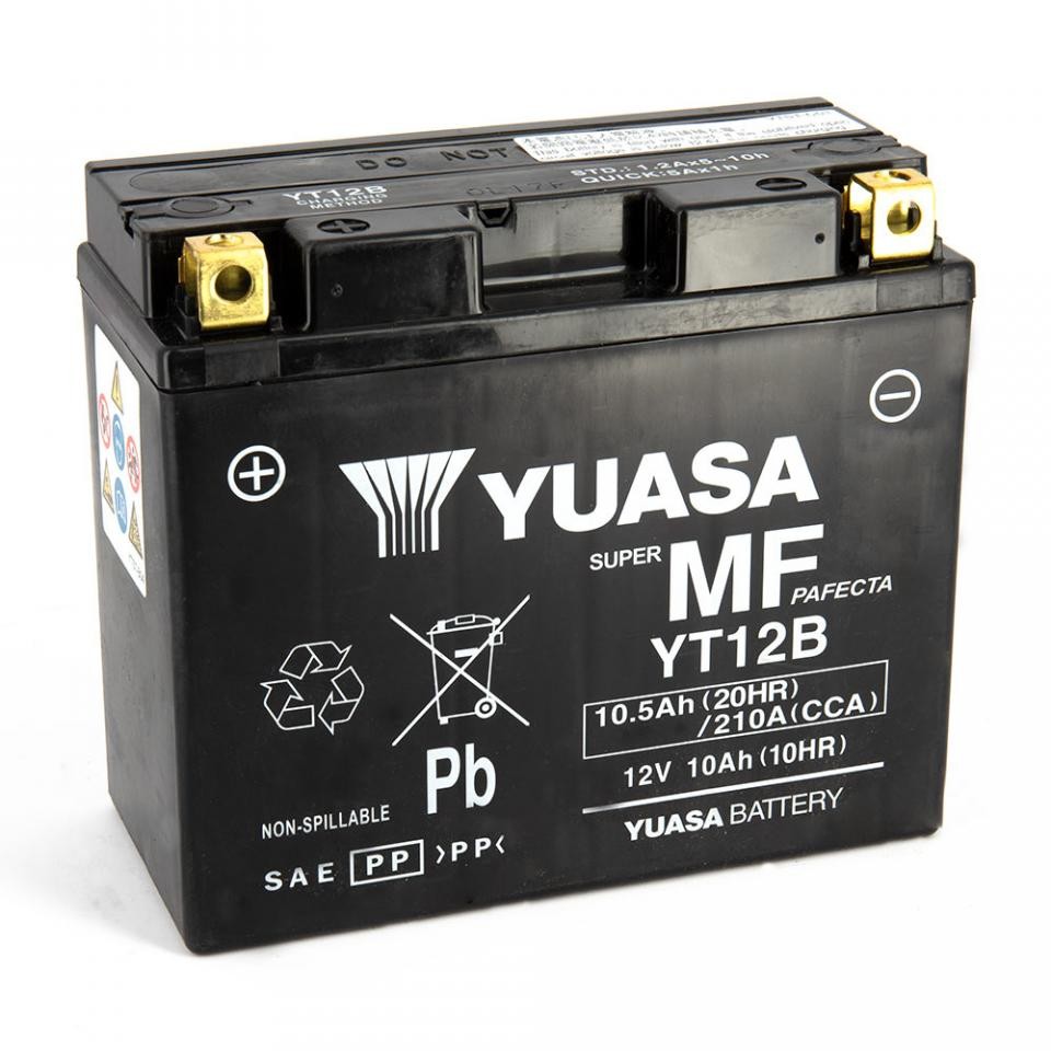 Batterie Moto YT12B Yuasa Ducati 1098 Streetfighter 2009 2010 2011 SLA - 3