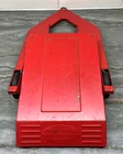 Vintage 1960's Tonka Pressed Steel Lowboy Red Tilt Trailer 14" x 6.5"
