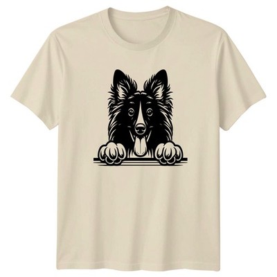 Border Collie Hunderasse Tiere Herren T-Shirt Damen Tee Grafik Unisex Top