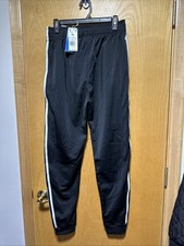 Adidas Originals Junior Superstar Track Pant- Black/White GN8453 Size XL Pack 3