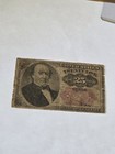 Fractional Currency 1874 25 Cents Note Paper Money United States Antique Vintage — photo 1