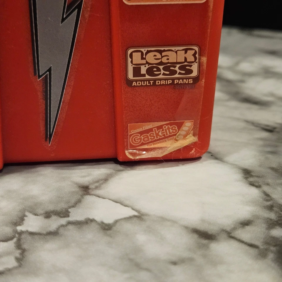 Disney Pixar Cars Lightning McQueen Rojo Azul Plástico Caja de Herramientas Estuche de Almacenamiento Niños Foto 2 de 4