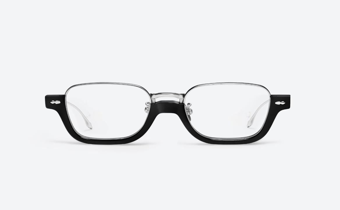Gentle Monster Gatta 01C Black Square Optical Glasses Clear Lens