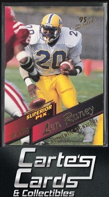 Len Raney 1995 Superior Pix #98 Autographs Missing Auto Error