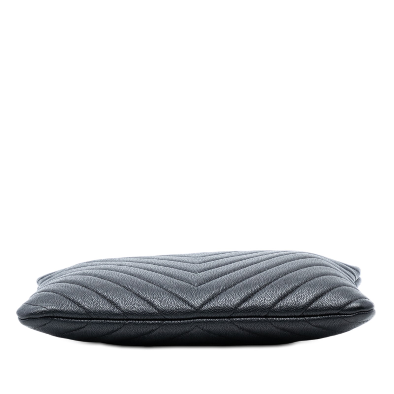 Authenticated Chanel Medium CC Chevron Caviar O C… - image 3