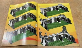 Vintage LEGO 6085 Black Monarch's Castle instruction manual only Legoland Castle