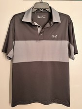 Under Armour Polo Shirt Heatgear Mens Size Medium Loose fit