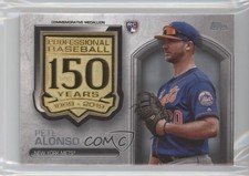 2019 Topps Update 150th Anniversary Manufactured Medallion Pete Alonso 1o7k