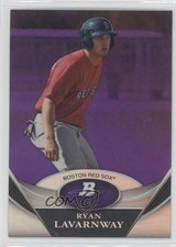 2011 Bowman Platinum Prospects Retail Purple Refractor Ryan Lavarnway #BPP15 0b0